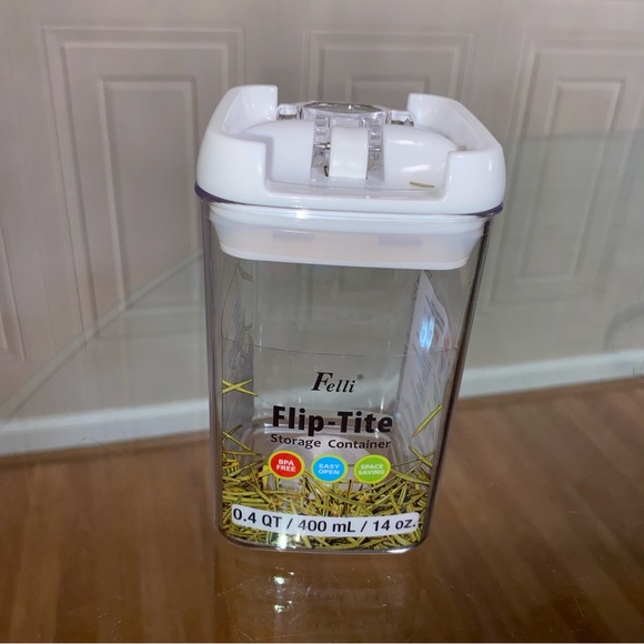 - - Brand New felli Plip-Tite Storage Container 0.4Qt/400ML/14 Oz. - Picture 1 of 7